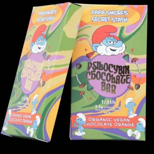 Papa Smurf’s Secret Stash Shroom Bar – Chocolate 3.5G