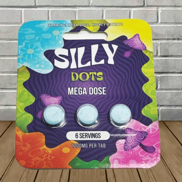 Purple Silly Dots Mega Dose Mushroom Tablets 1200mg - Image 3