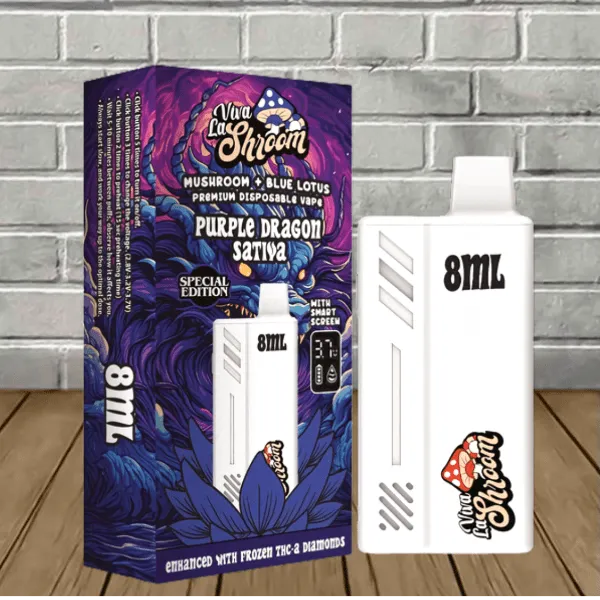 Viva La Shroom Mushroom + Blue Lotus Disposable 8ml - Image 2