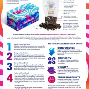 Wunder Mushroom All In One Grow Bags