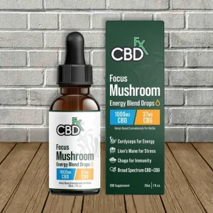 CBDfx Focus Mushroom Blend CBD + CBG Drops