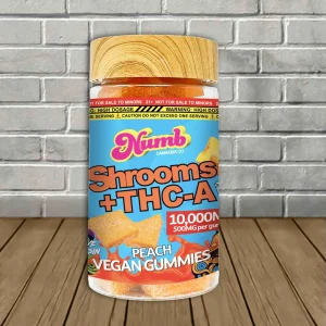Numb Cannabis Co Live Resin Shrooms + THCa Gummies 7660mg